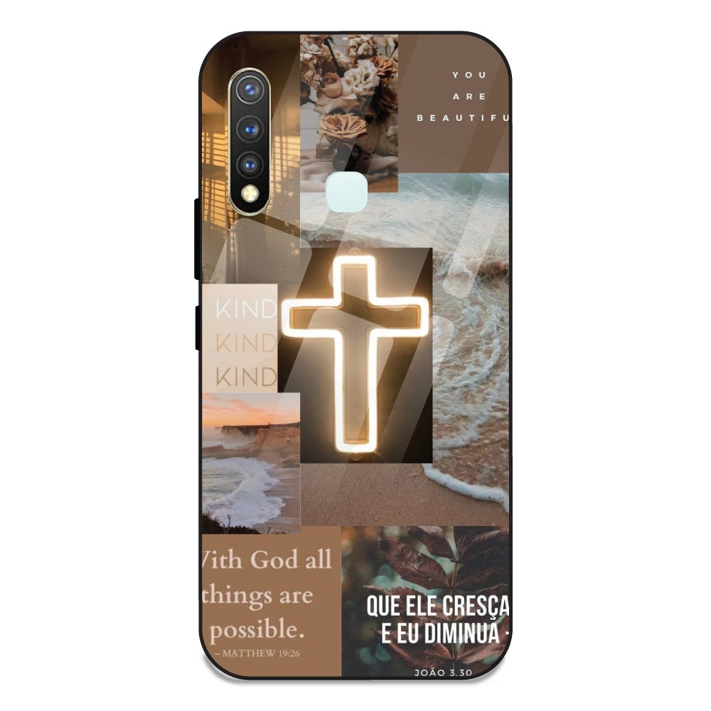 Jesus Son of God - Glass Case For Vivo Y19