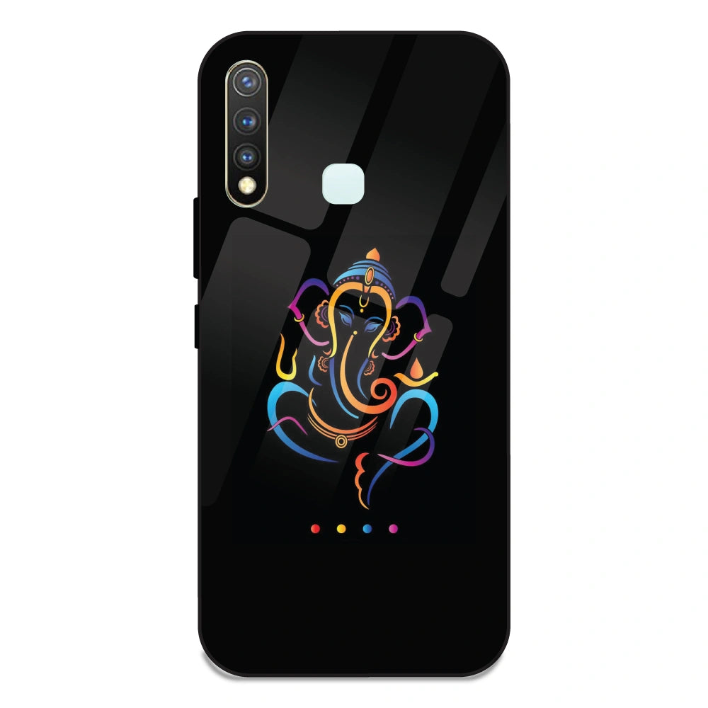 Lord Ganpati - Glass Case For Vivo Y19