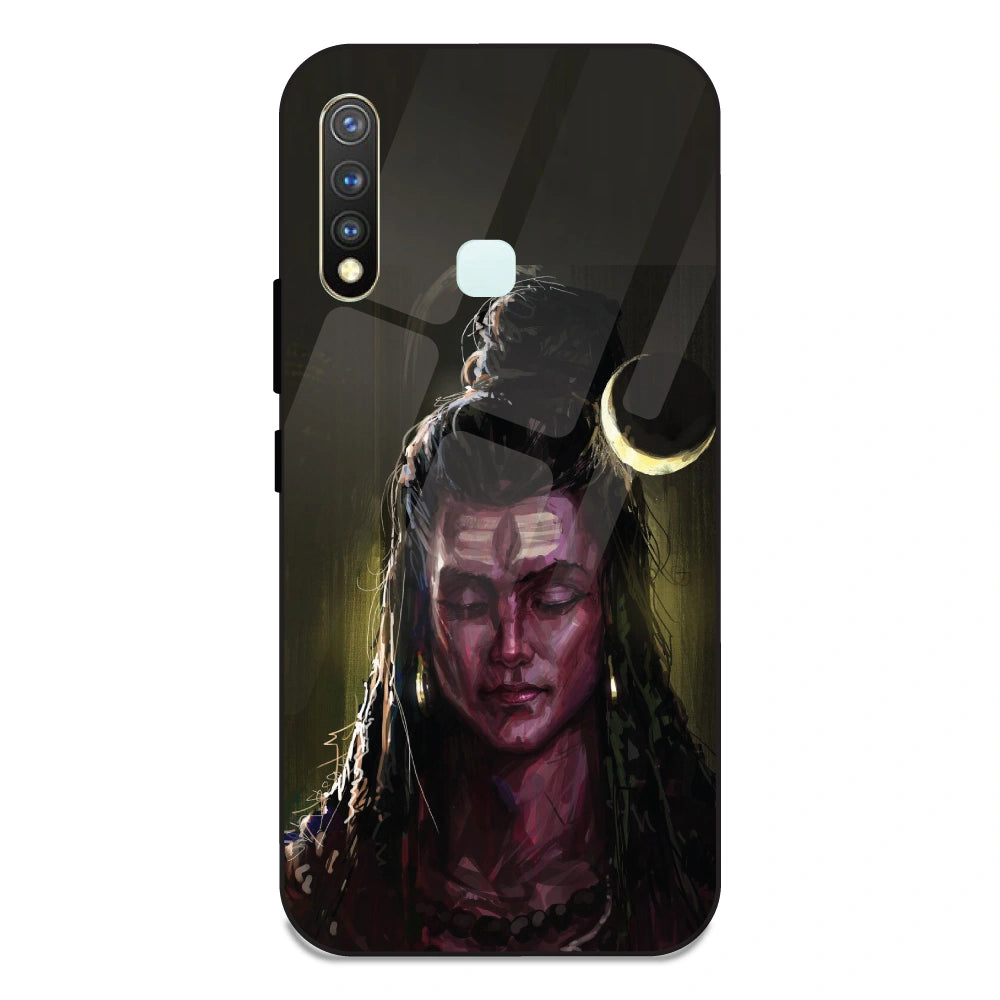 Lord Shiva - Glass Case For Vivo Y19