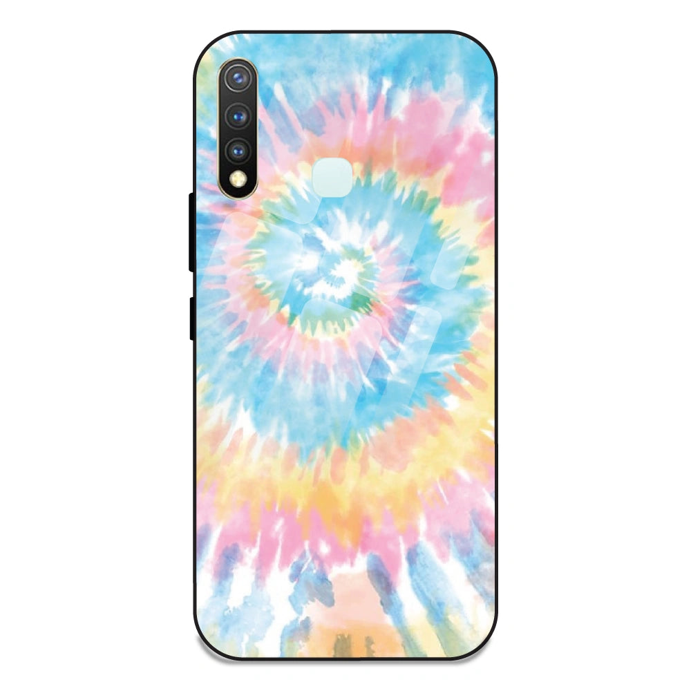 Pastel Tie Dye - Glass Case For Vivo Y19