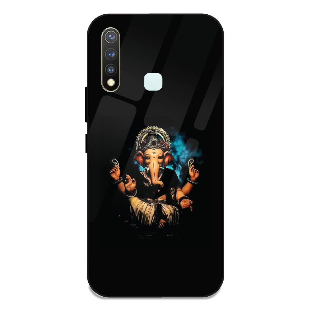 Lord Ganesh - Glass Case For Vivo Y19