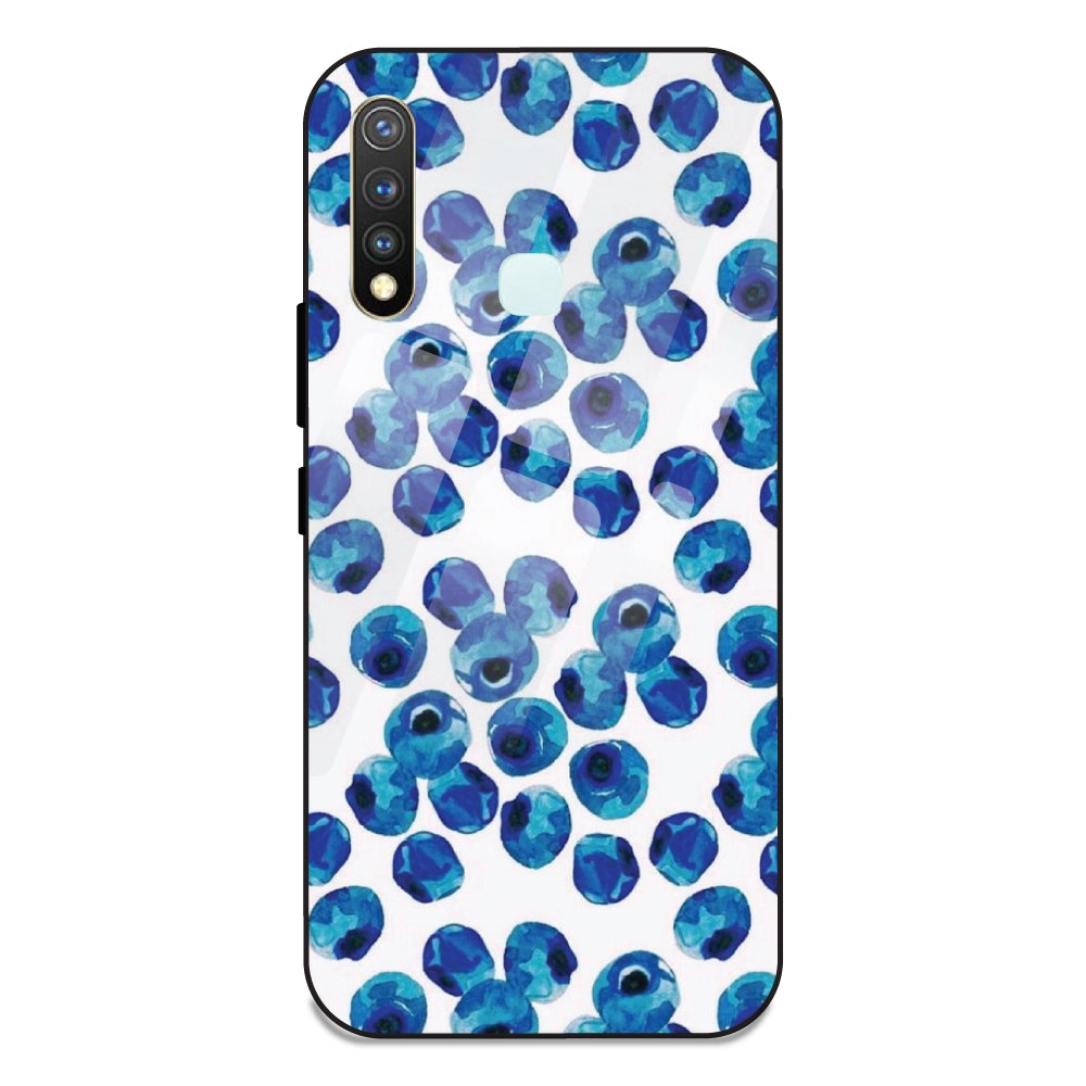 Blueberries - Glass Case For Vivo Y19