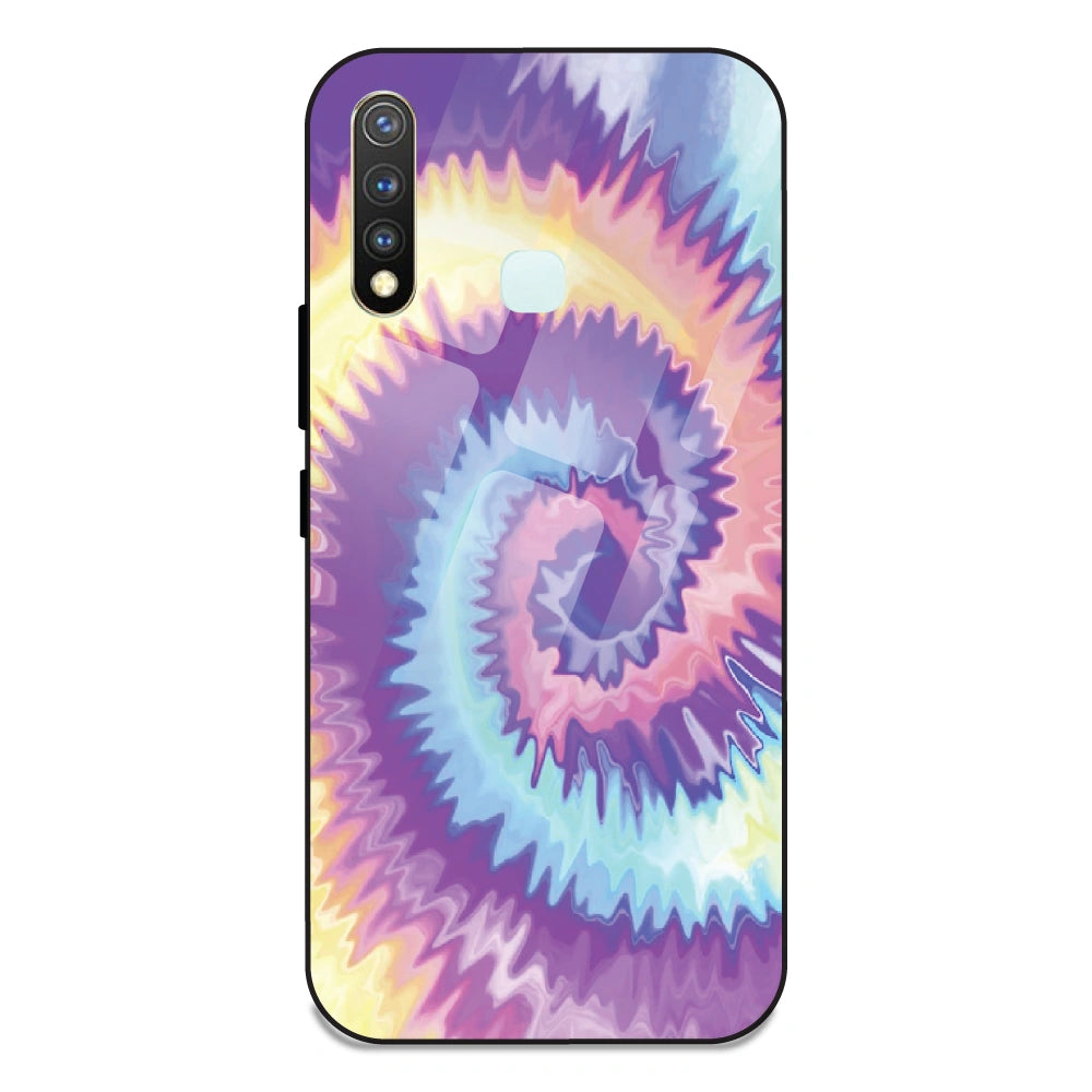 Unicorn Tie Dye - Glass Case For Vivo Y19