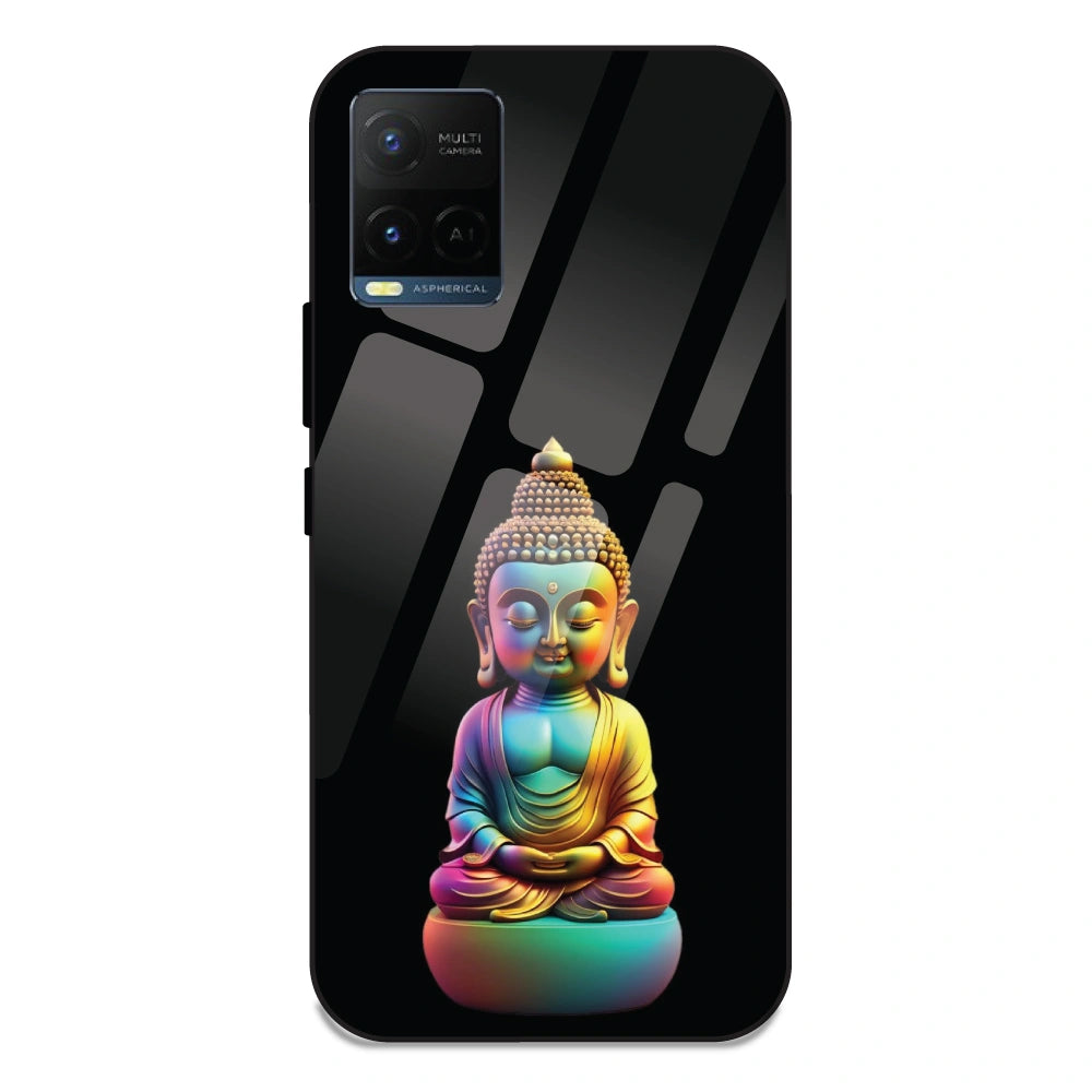 Gautam Buddha - Glass Case For Vivo Y21