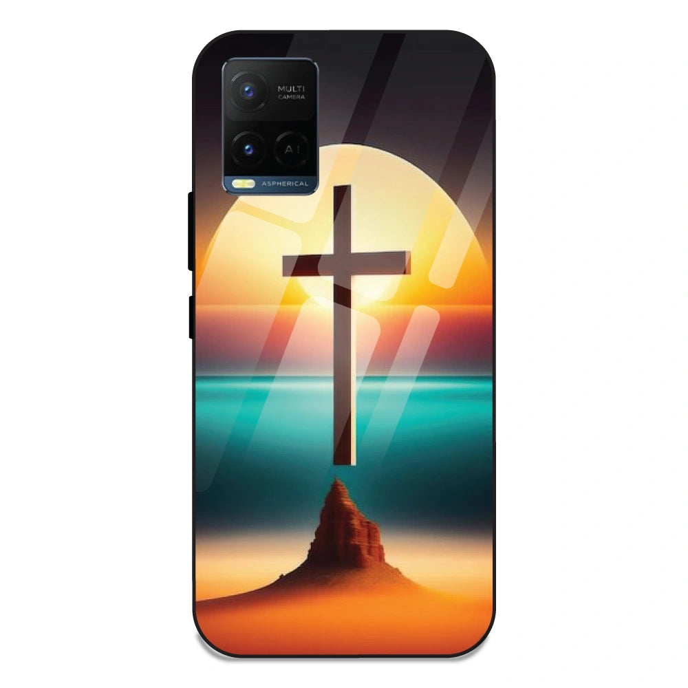 Jesus Christ - Glass Case For Vivo Y21