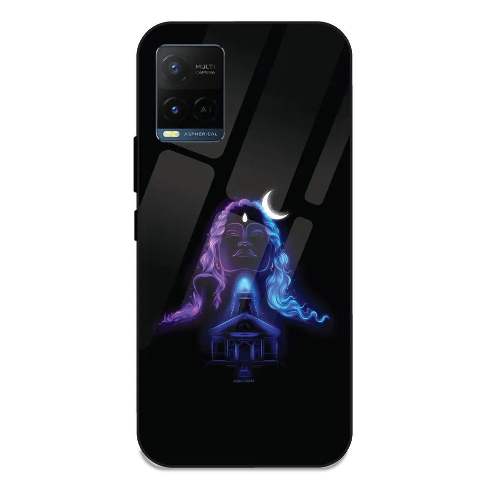 Mahadev - Glass Case For Vivo Y21