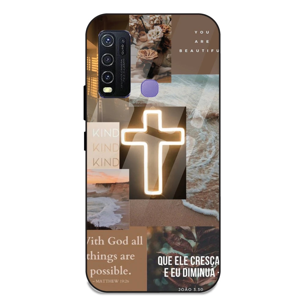 Jesus Son of God - Glass Case For Vivo Y30