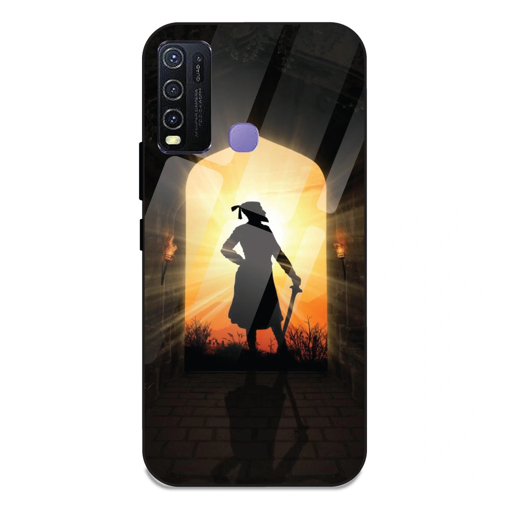 Shivaji Maharaj - Glass Case For Vivo Y30