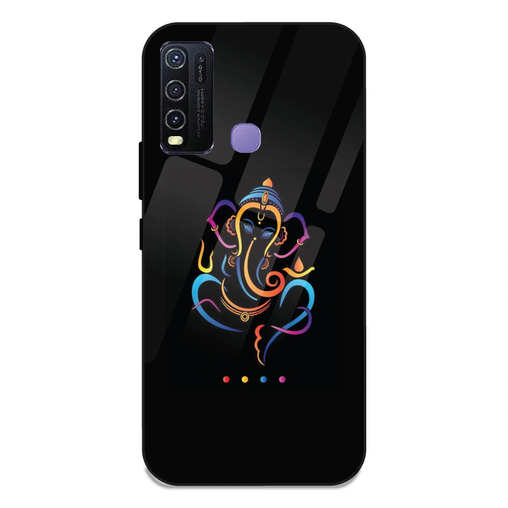 Lord Ganpatit - Glass Case For Vivo Y30