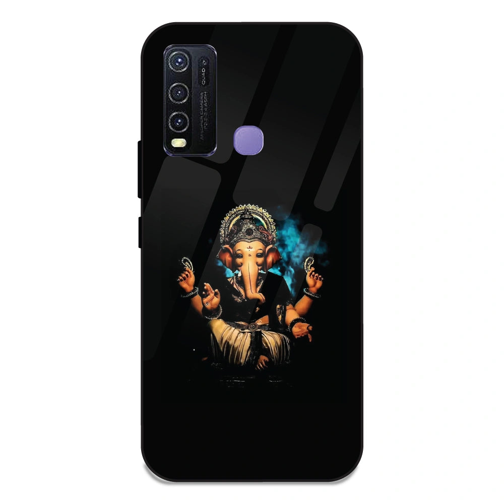 Lord Ganesh - Glass Case For Vivo Y30