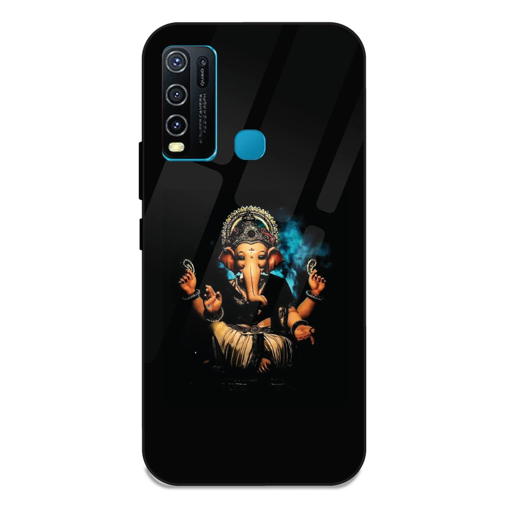 Lord Ganesh - Glass Case For Vivo Y50