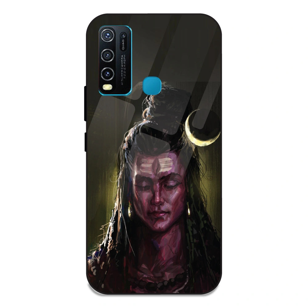 Lord Shiva - Glass Case For Vivo Y50