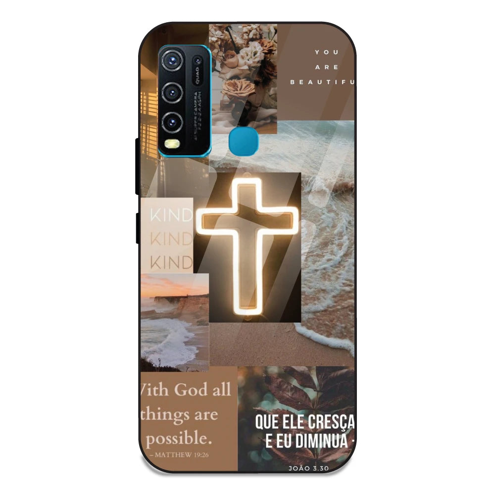 Jesus Son of God - Glass Case For Vivo Y50
