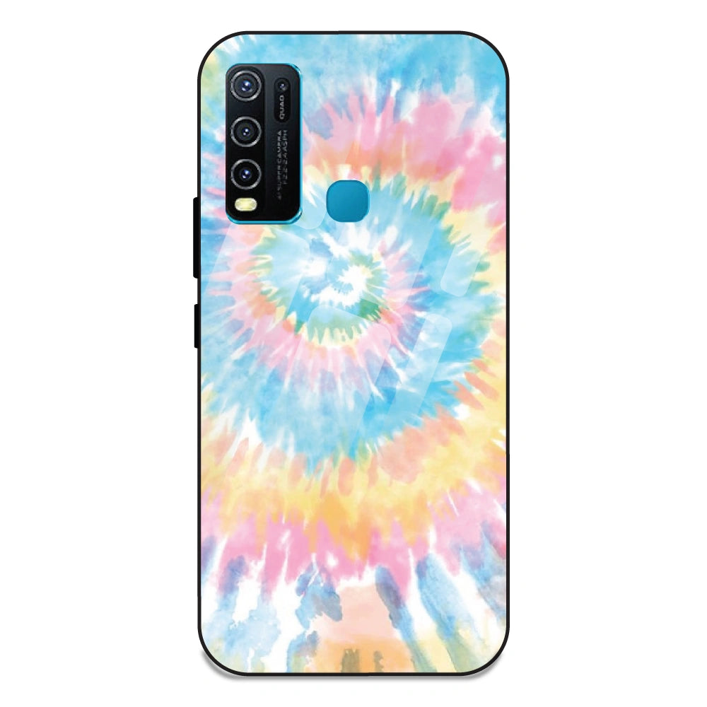 Pastel Tie Dye - Glass Case For Vivo Y50