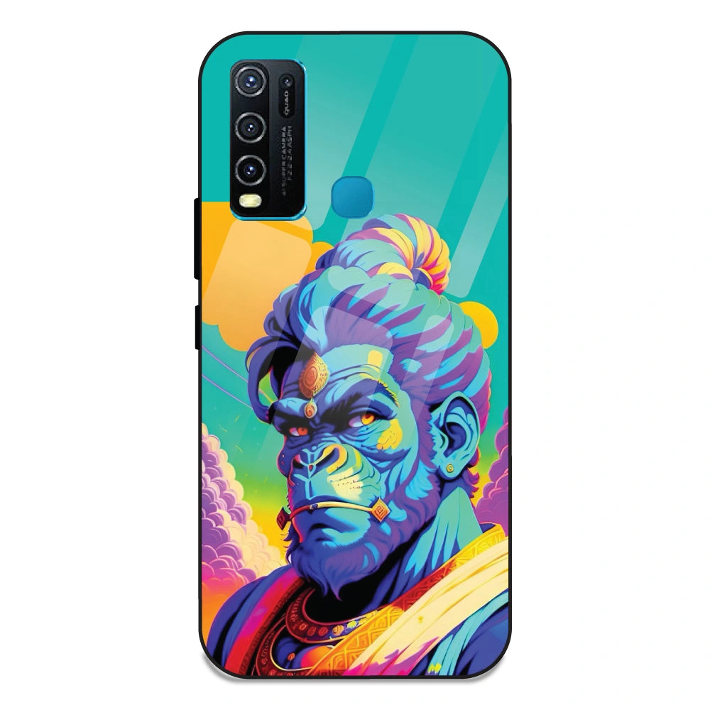 Lord Hanuman - Glass Case For Vivo Y50