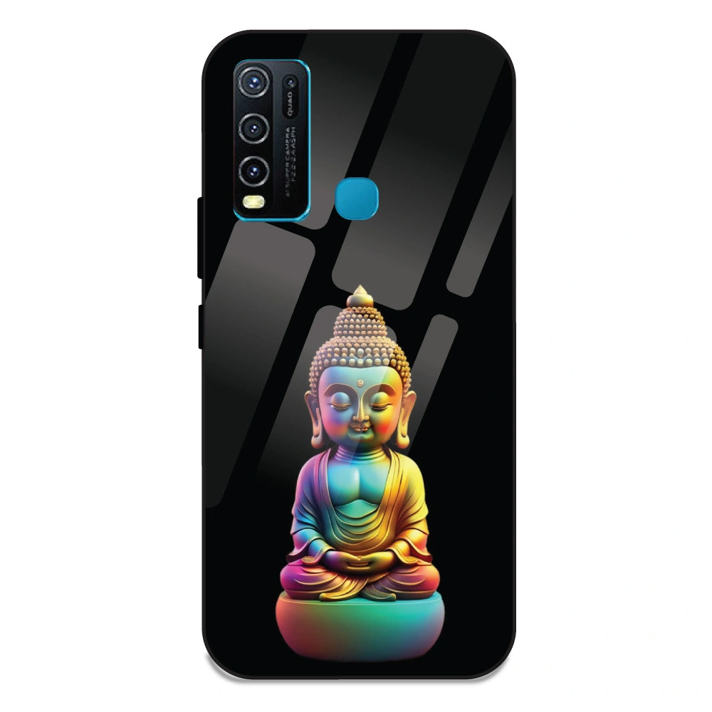 Gautam Buddha - Glass Case For Vivo Y50