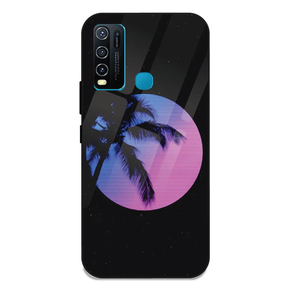 Night Terror Synthwave - Glass Case For Vivo Y50