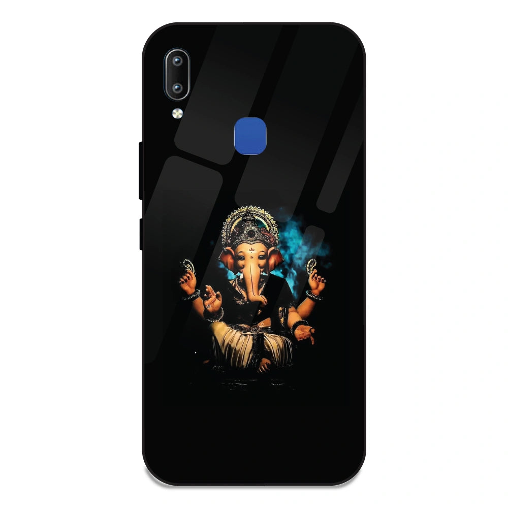 Lord Ganesh - Glass Case For Vivo Y91