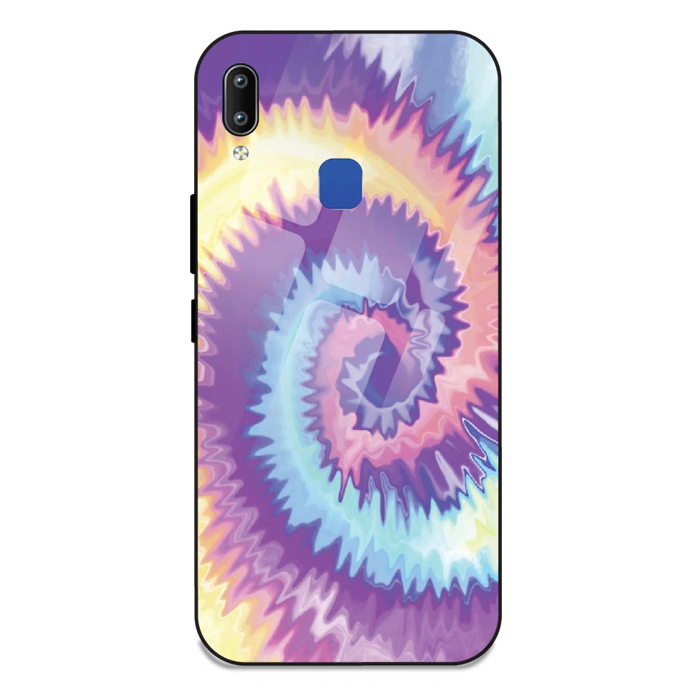 Unicorn Tie Dye - Glass Case For Vivo Y91