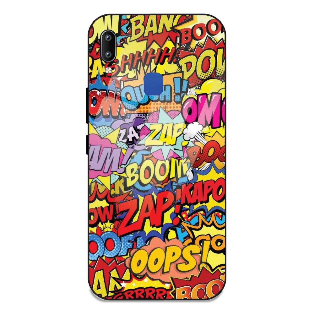 Comic Pop Art - Glass Case For Vivo Y93