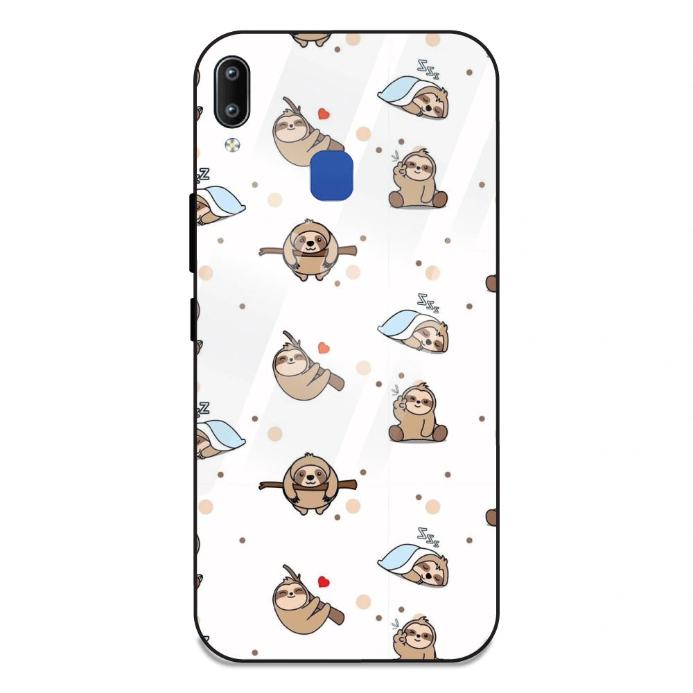 Sloths - Glass Case For Vivo Y95