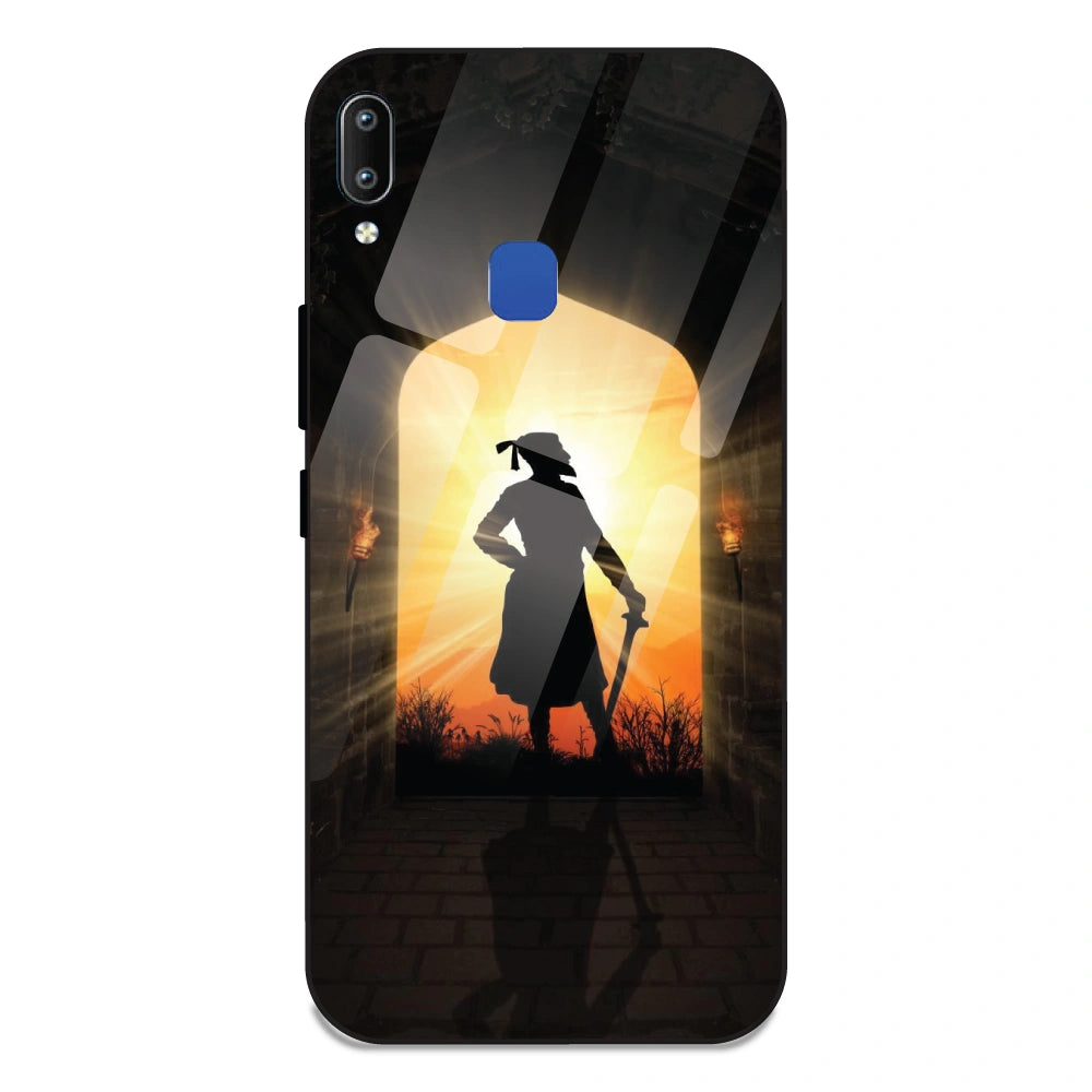 Shivaji Maharaj - Glass Case For Vivo Y95