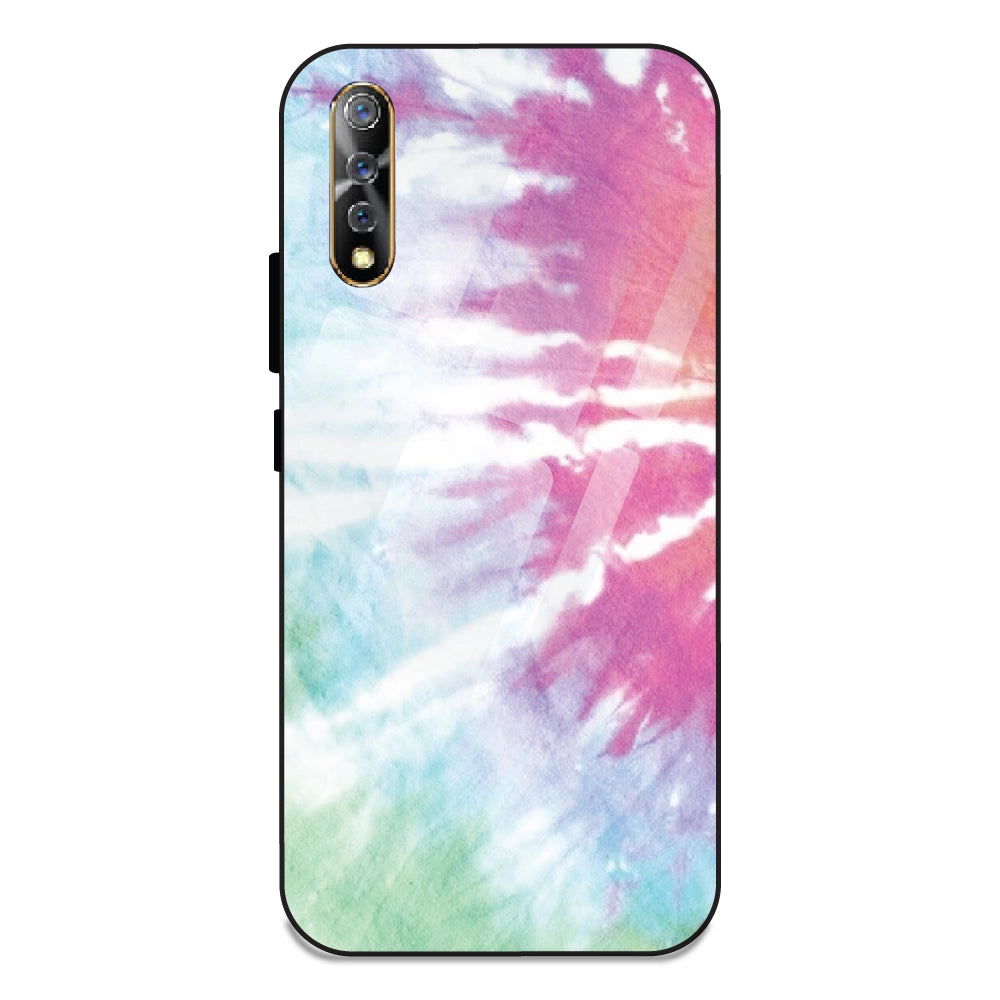 3 Color Tie Die - Glass Case For Vivo Z1X