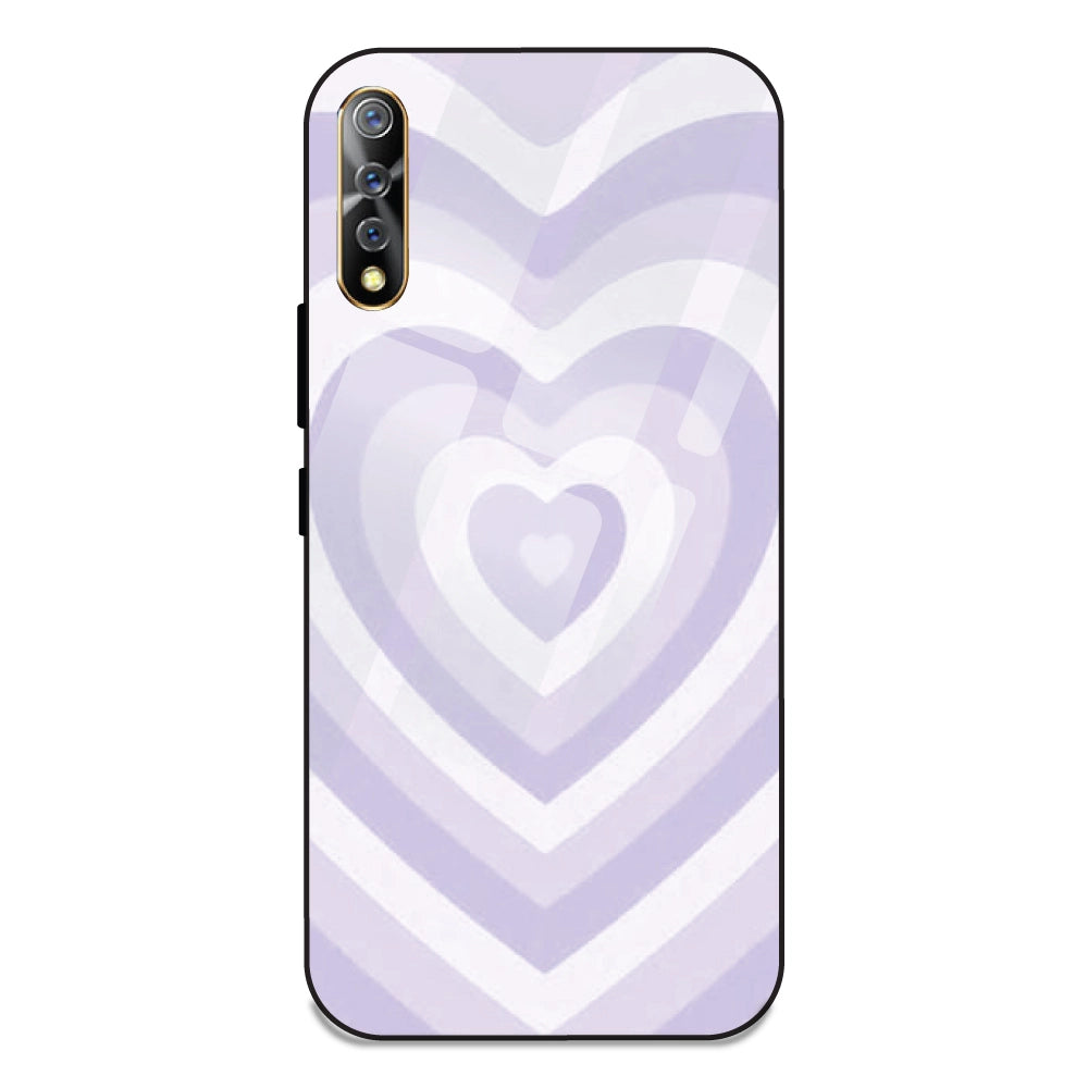 Blue Hearts - Glass Case For Vivo Z1X