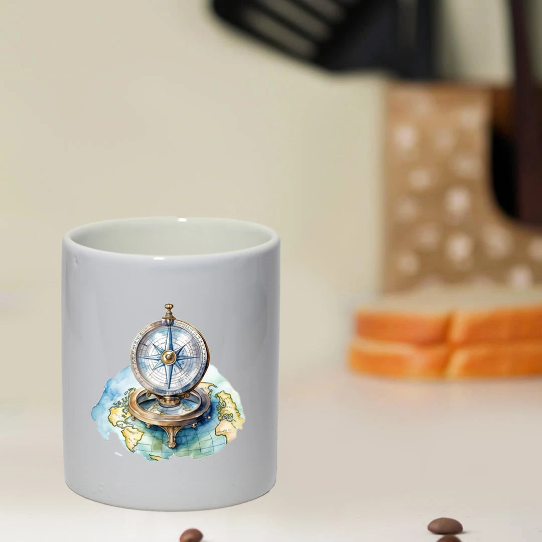World Compass - Mug Infographic