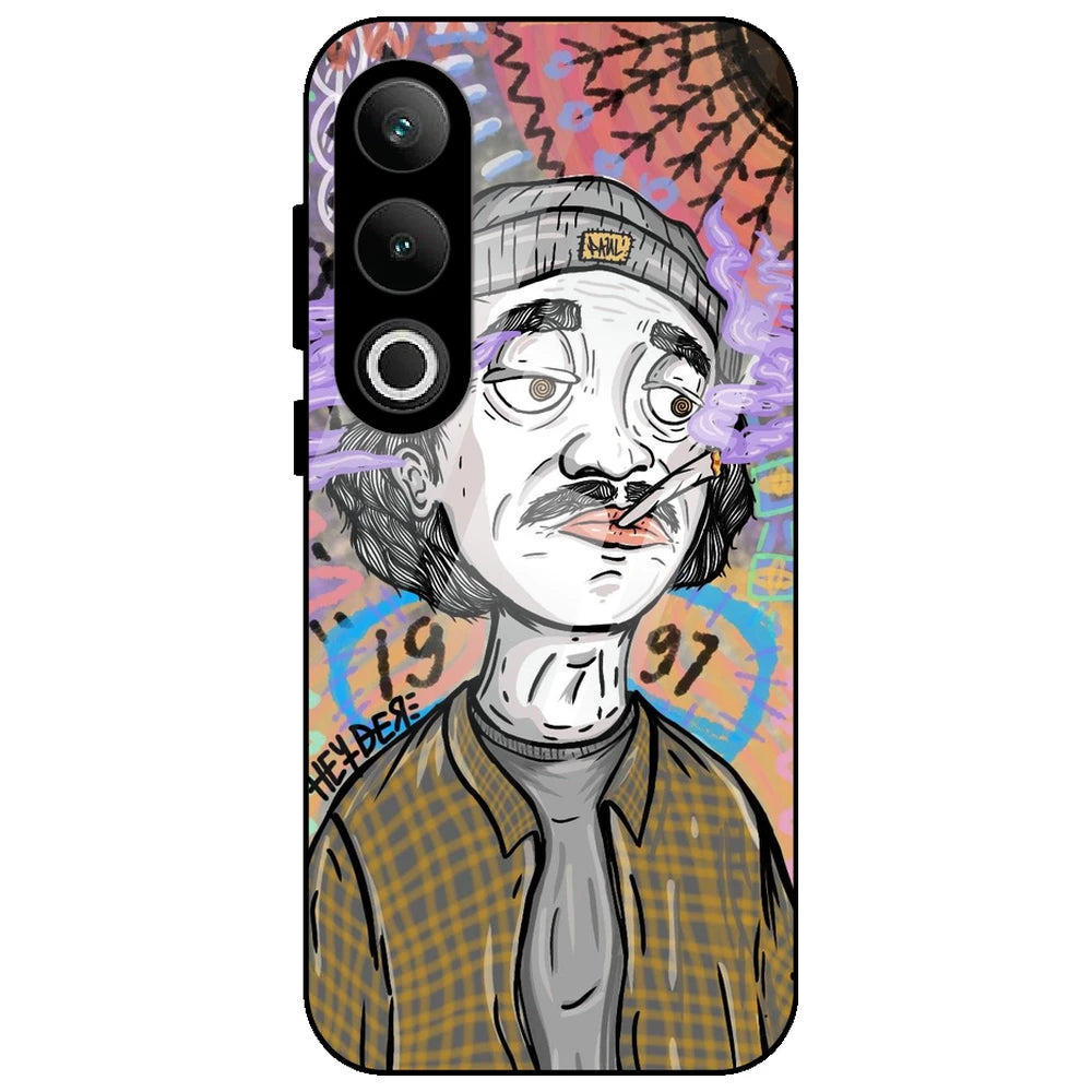 A Smoking Portrait - Glass Case for OnePlus Nord CE 4