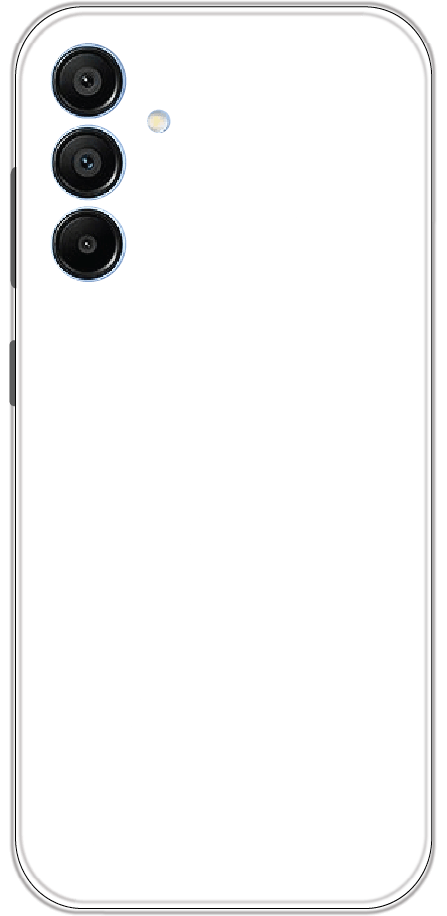 Samsung Galaxy A15 back cover mockup - customisable soft silicone case
