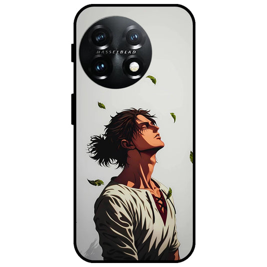 Anime Wanderer Aesthetic - Glossy Metal Silicone Case for OnePlus 11