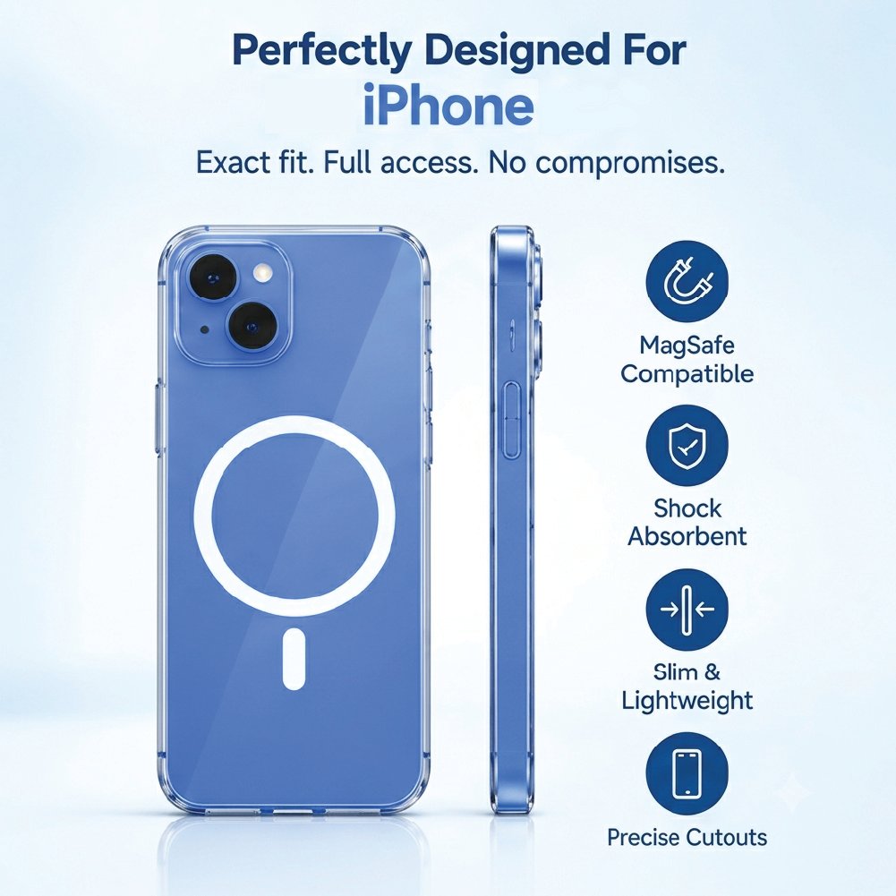 Precise cutouts, shock absorbent, slim and lightweight - iPhone 15 Plus