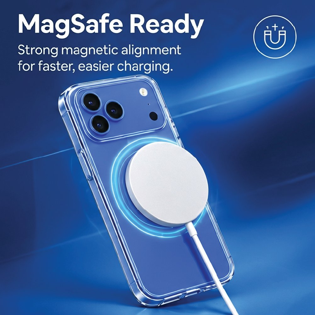 Strong magnetic alignment for MagSafe charging - iPhone 18 Pro Max