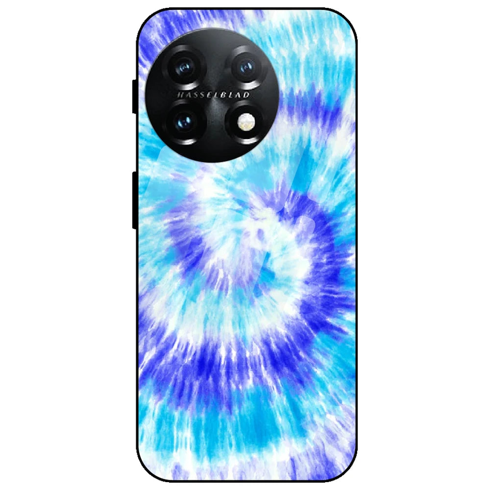 Aqua Tie Dye - Glass Case for OnePlus 11