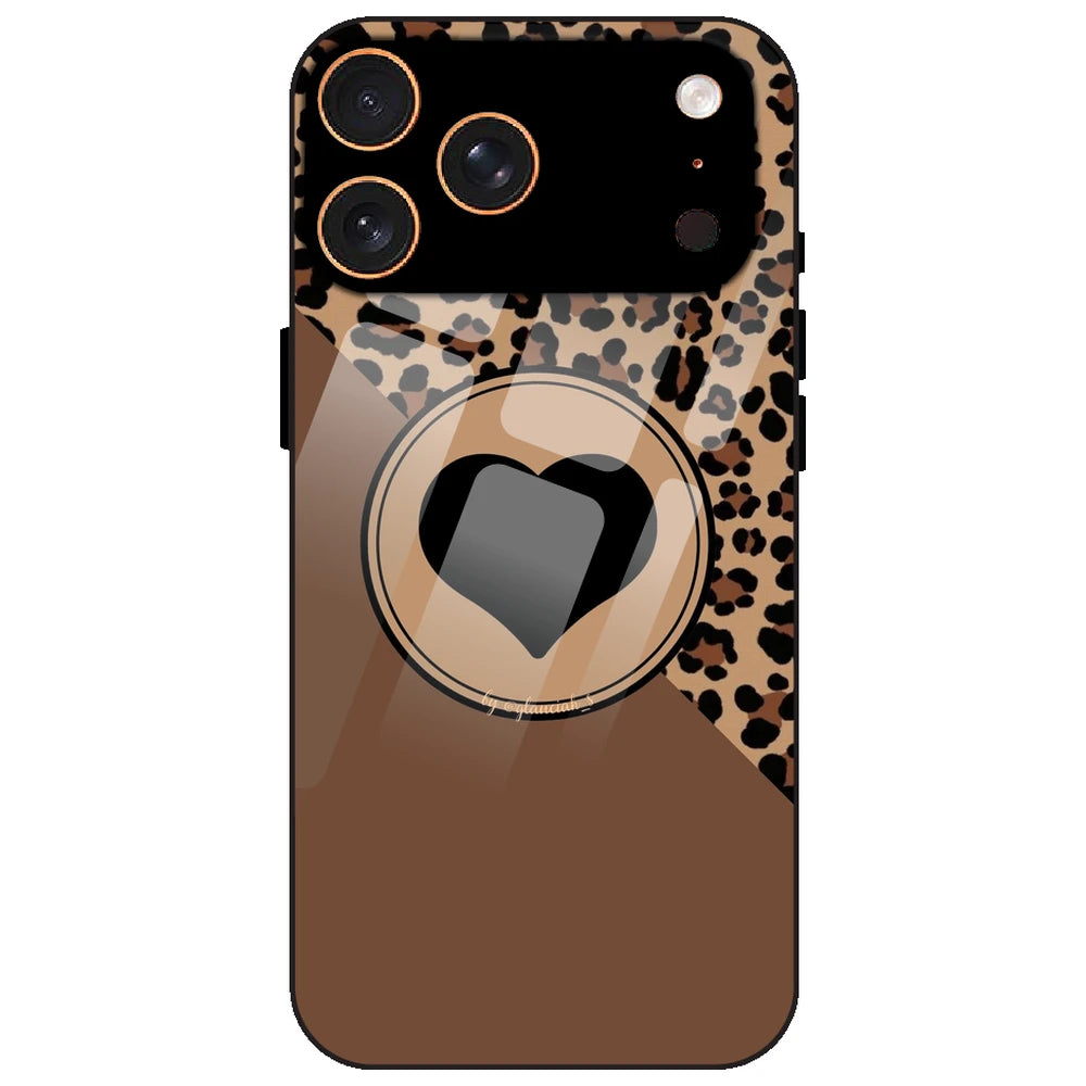 Black Heart - Glass Case for Apple iPhone 17 Pro
