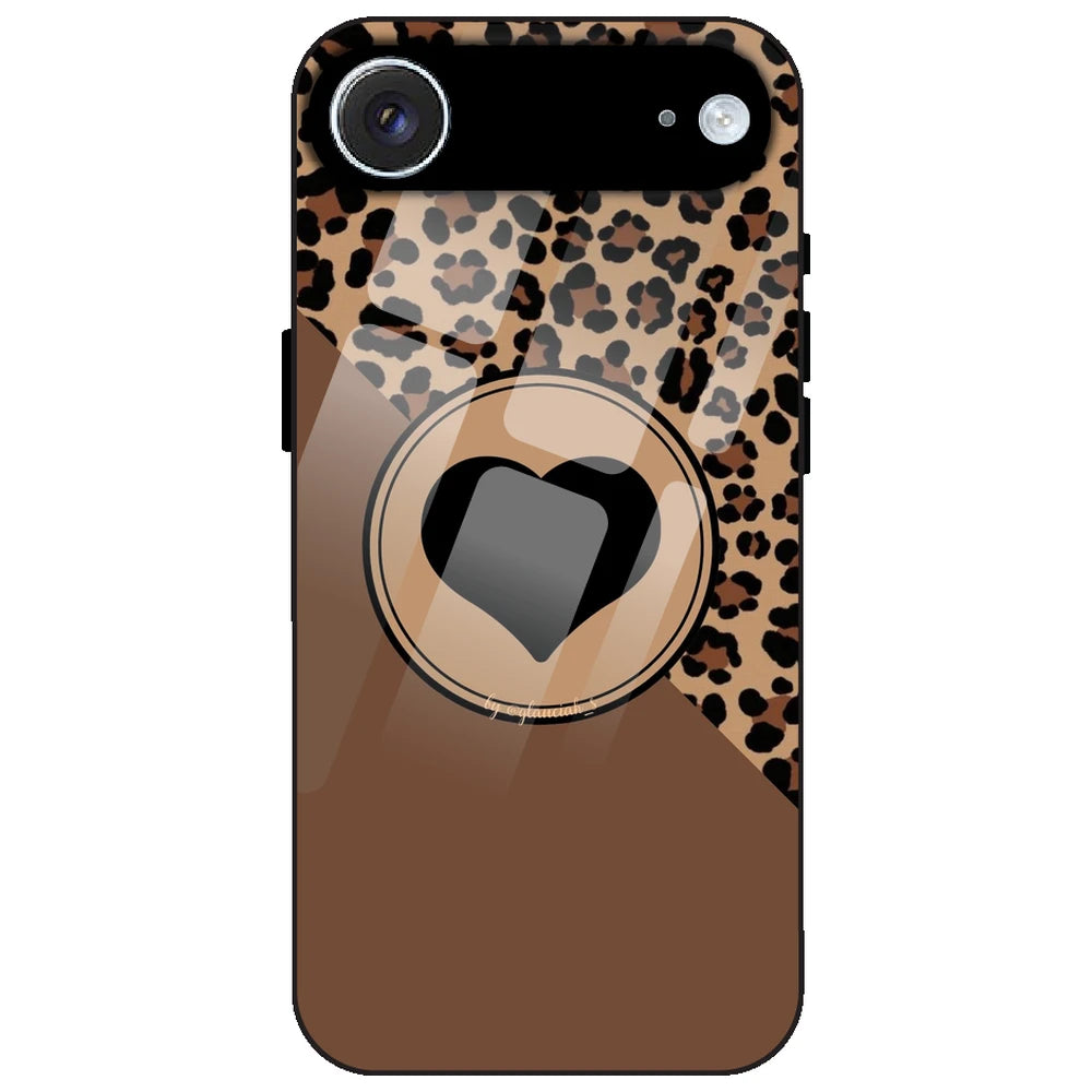 Black Heart - Glass Case for Apple iPhone Air
