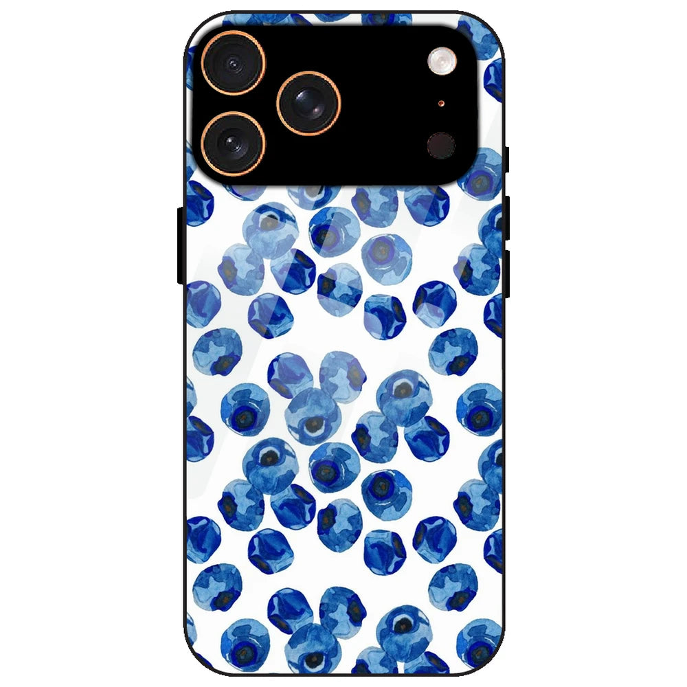 Blueberries - Glass Case for Apple iPhone 17 Pro