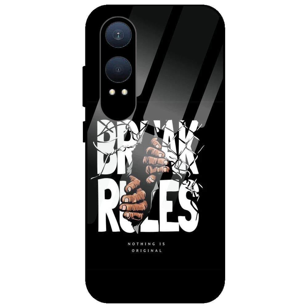 Break Rules - Glass Case for OnePlus Nord CE 4 Lite