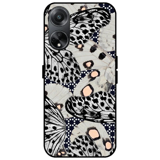 Butterflies Wings - Glossy Metal Silicone Case for Oppo F23 5G