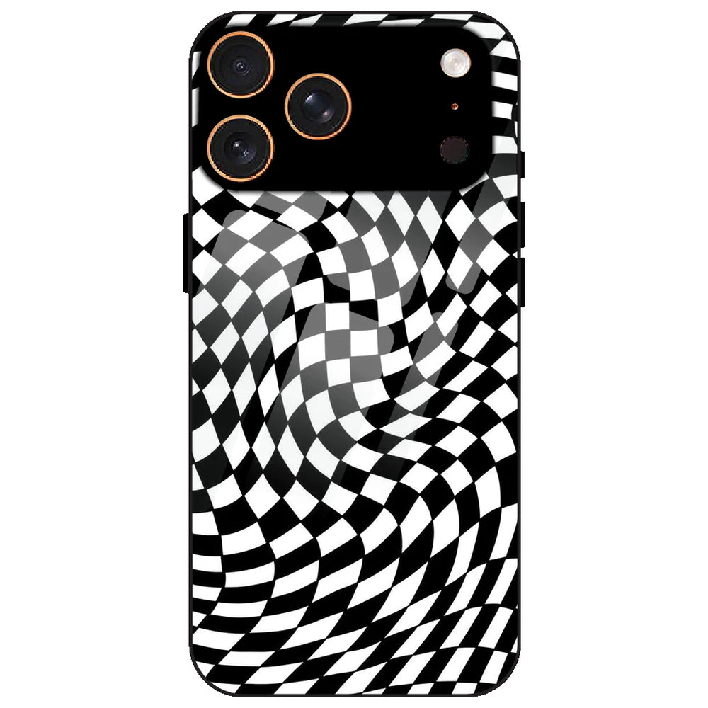 Checks - Glass Case for Apple iPhone 17 Pro