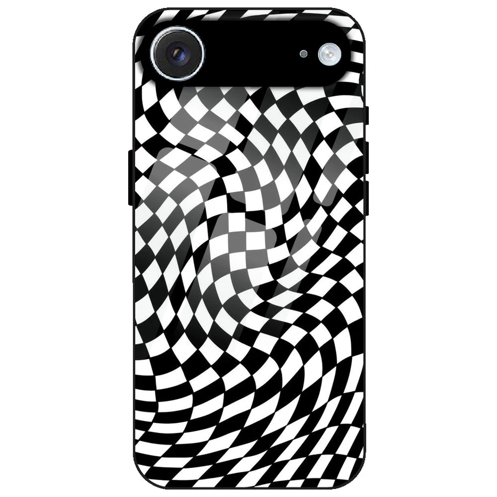 Checks - Glass Case for Apple iPhone Air