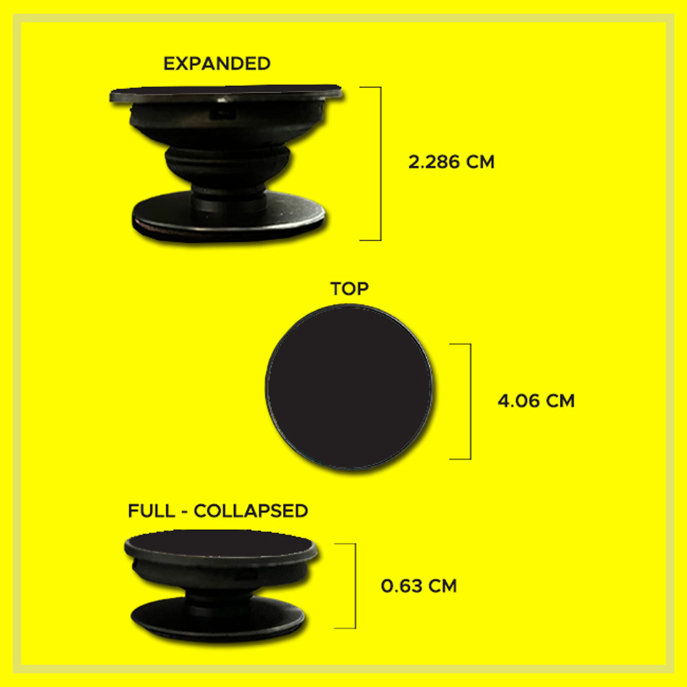 Customize Your Own Circle Phone Grip infographic