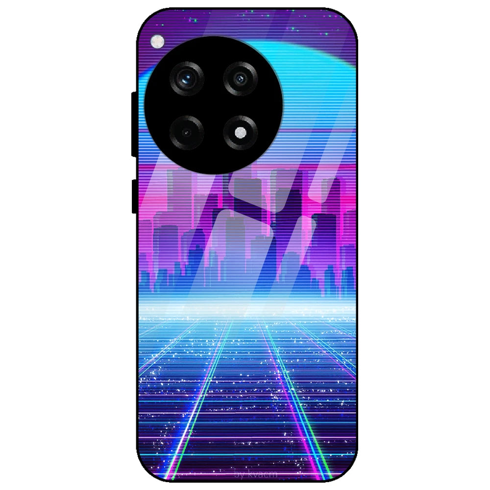 Cityscape Synthwave - Glass Case for OnePlus 12R