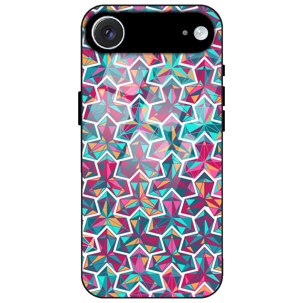Colorful Abstract - Glass Case for Apple iPhone Air