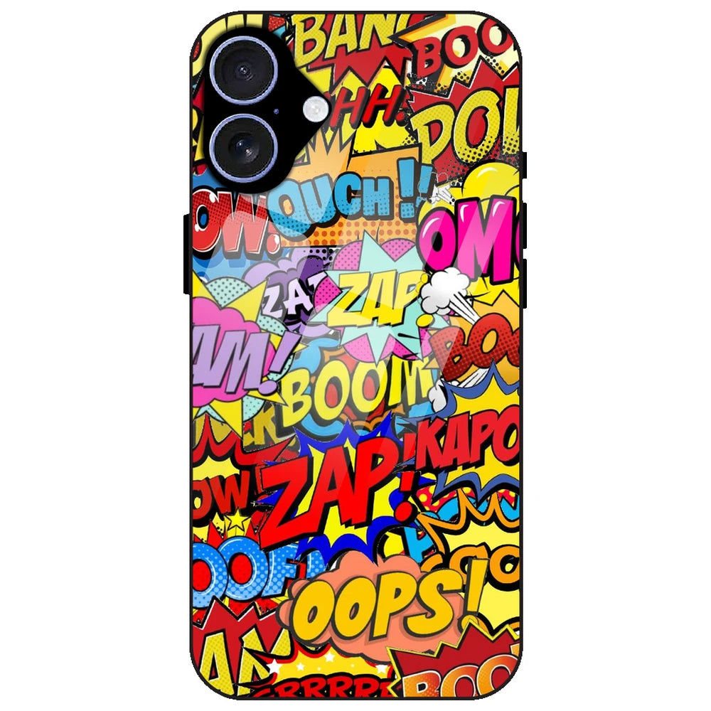 Comic Pop Art - Glass Case for Apple iPhone 17