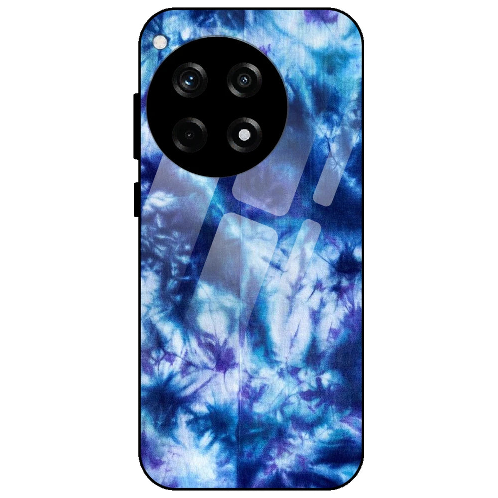 Dark Blue Tie Dye - Glass Case for OnePlus 12R
