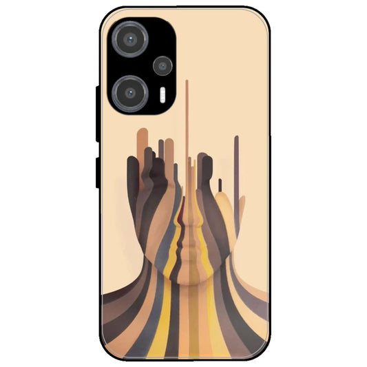Drained - Glossy Metal Silicone Case for Poco F5