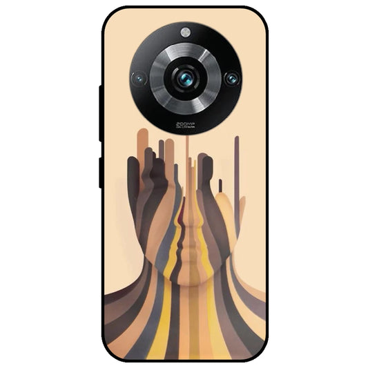 Drained - Glossy Metal Silicone Case for Realme 11 Pro Plus