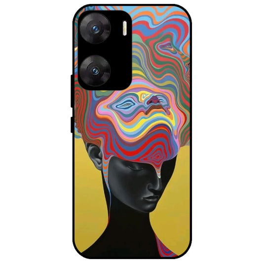 Explosion - Glossy Metal Silicone Case for Vivo V29e